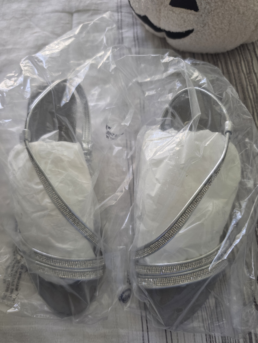 Finest By Onex Erynn Heels In Silver Size 7 Like New In Box